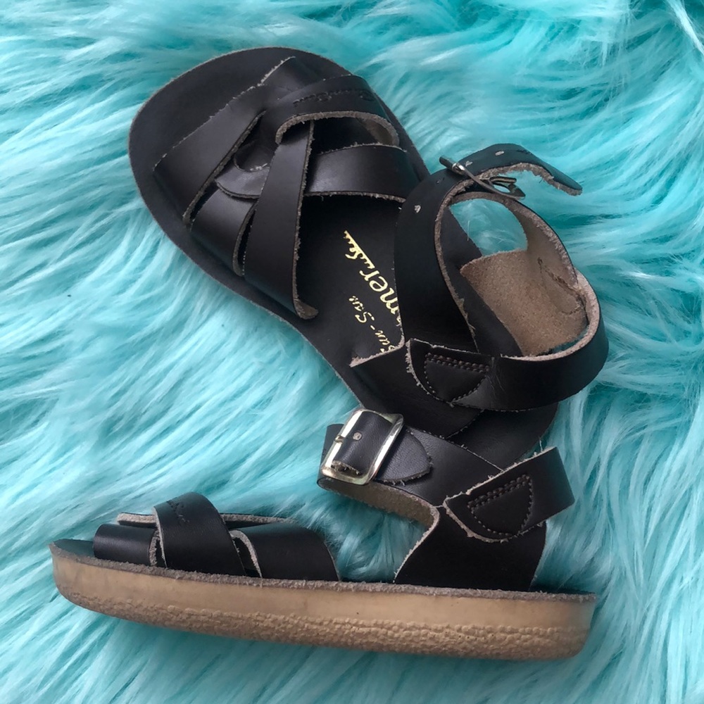 Brown salt waters sandals size 6